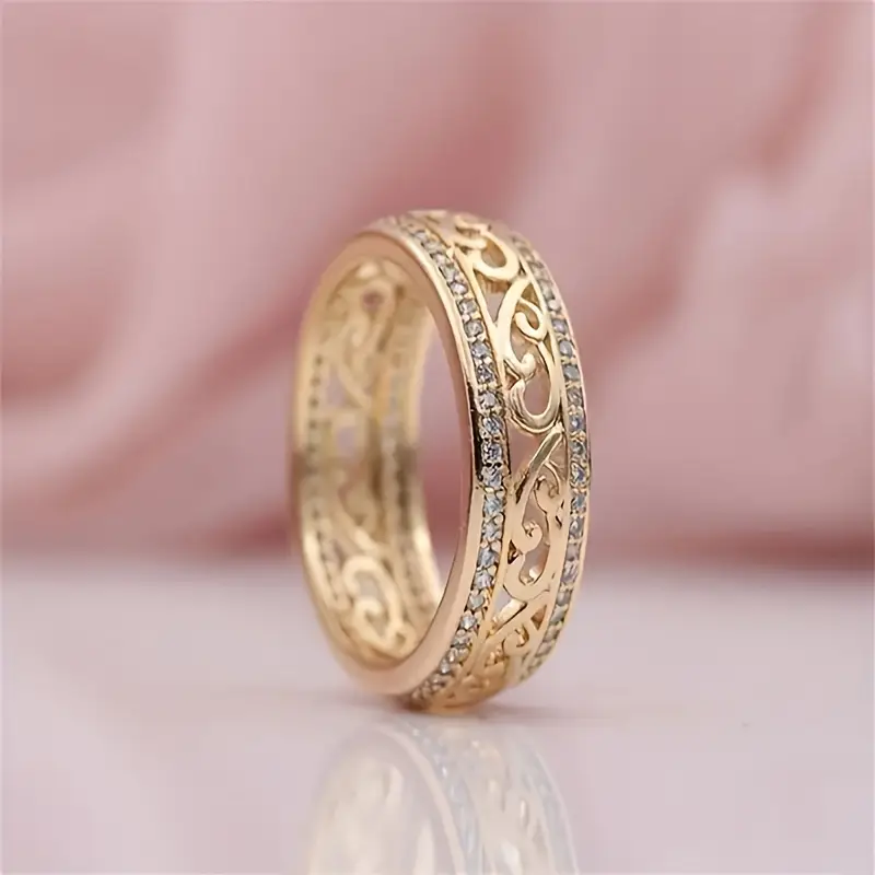 Gold Ring “Luce Vuota”