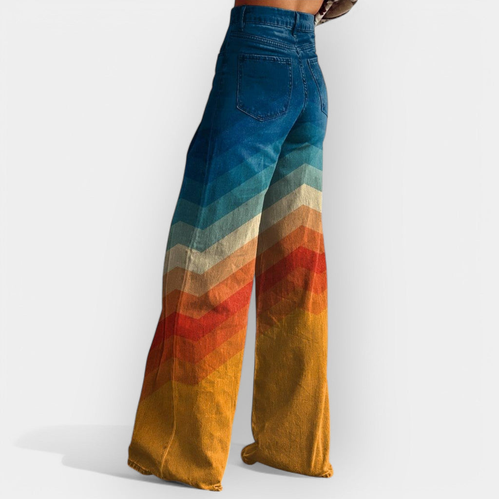 Madeline | High-Waisted Flared Trousers