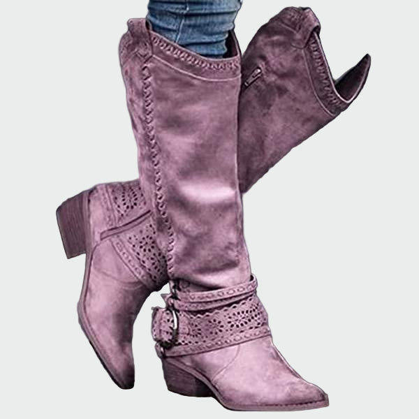 Veselka | Retro leather cowboy boots for a comfortable and modern look