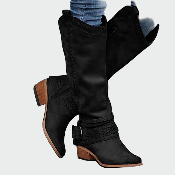 Veselka | Retro leather cowboy boots for a comfortable and modern look