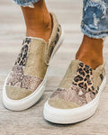 Quinny | Everyday Leopard Print Canvas Slip-Ons