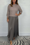 Liza | Pullover and Pleated Dress Set
