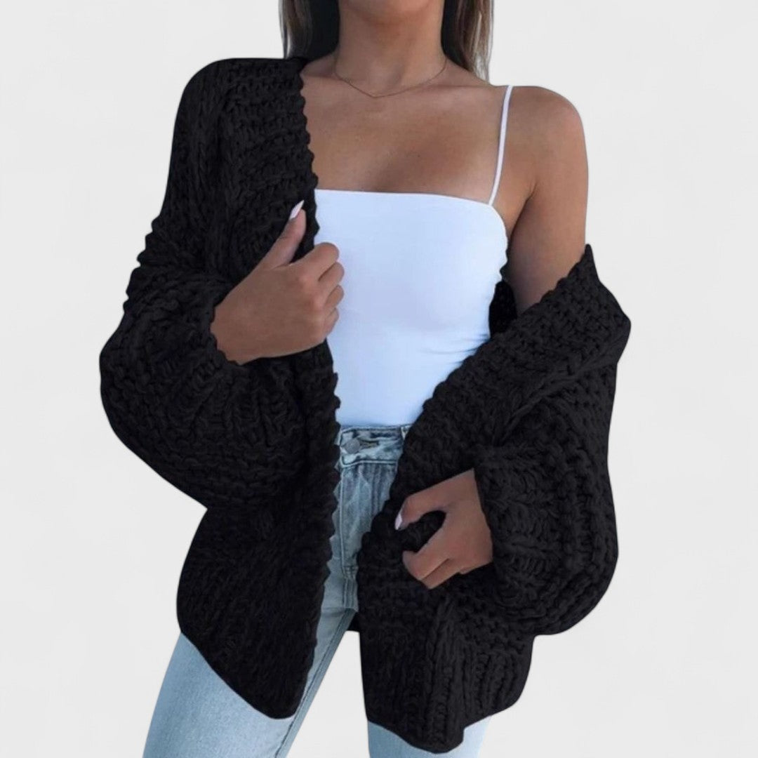 Daniela | Stylish Thick Knit Jacket