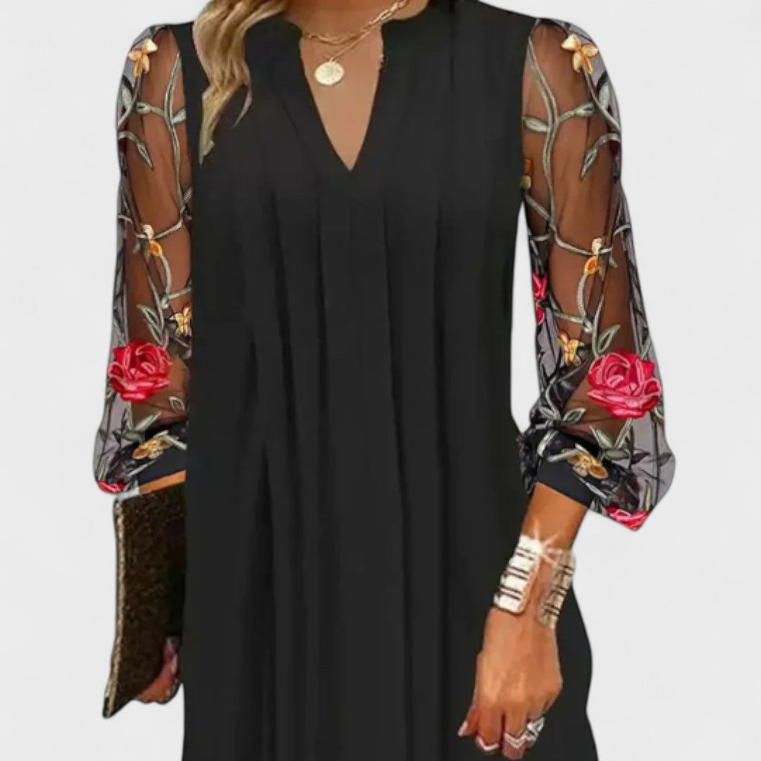 Daniela | Elegant mini dress with V-neck