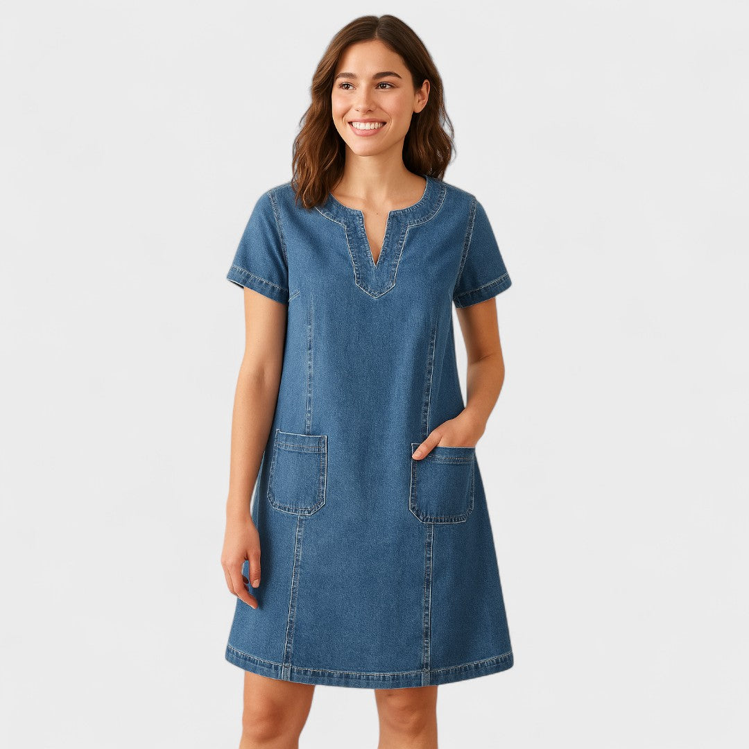 Julia | Soft Denim Dress