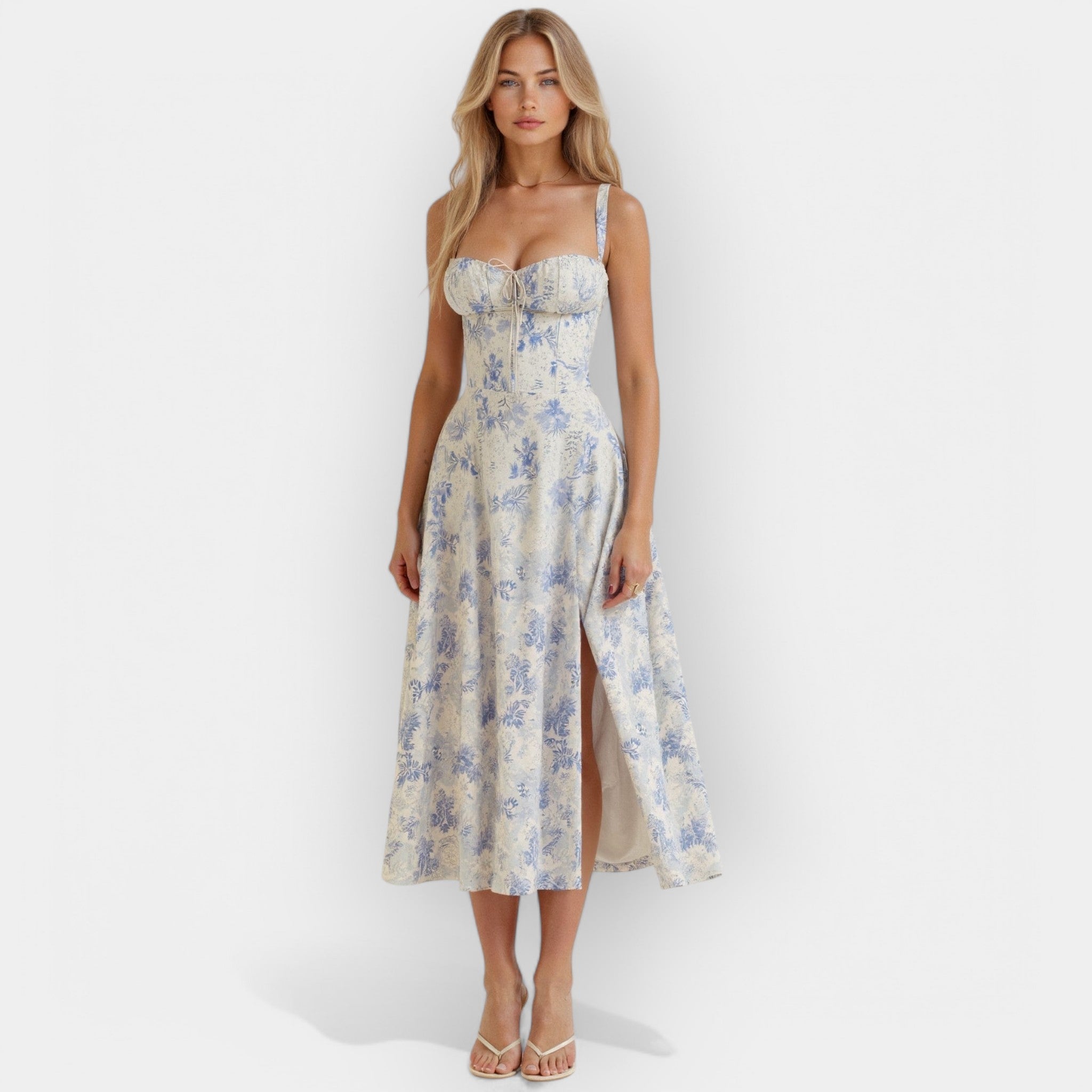 Gabriela | Midi Dress with Corset