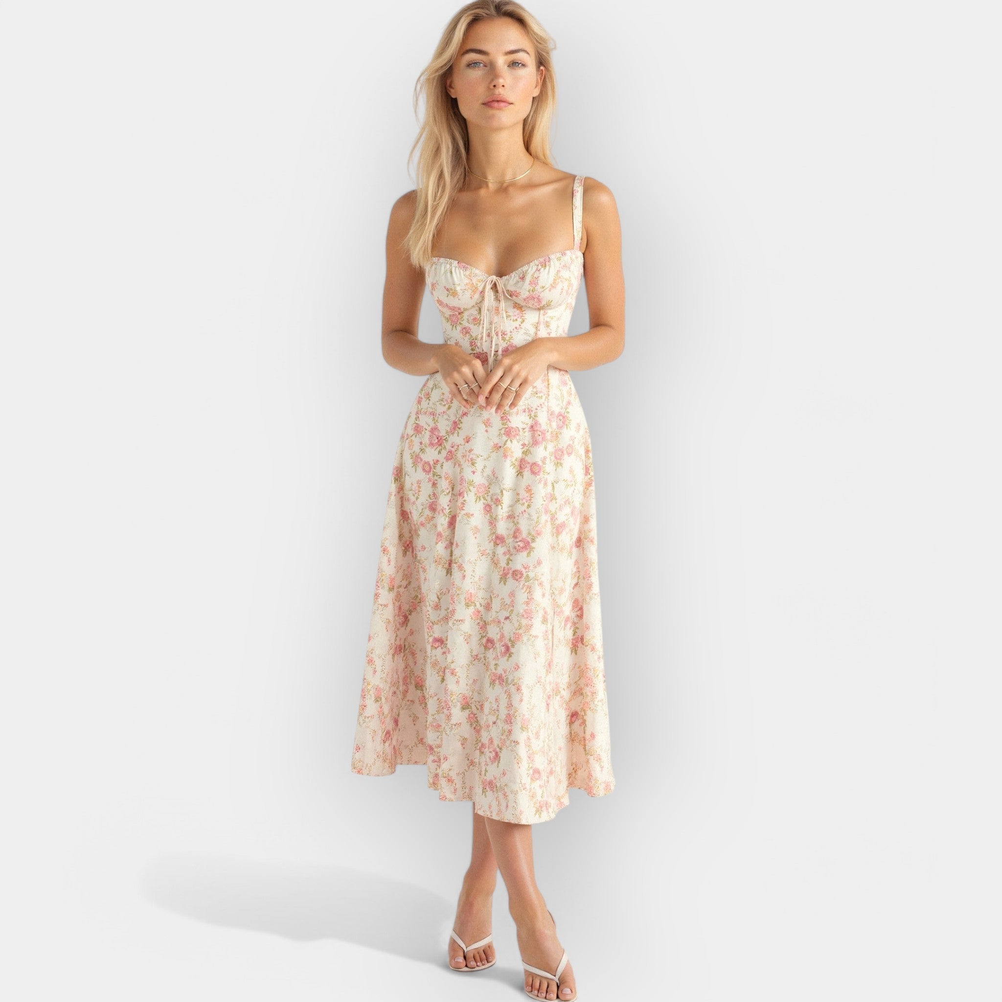 Gabriela | Midi Dress with Corset