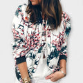 Andreia | Elegant floral patterned bomber jacket