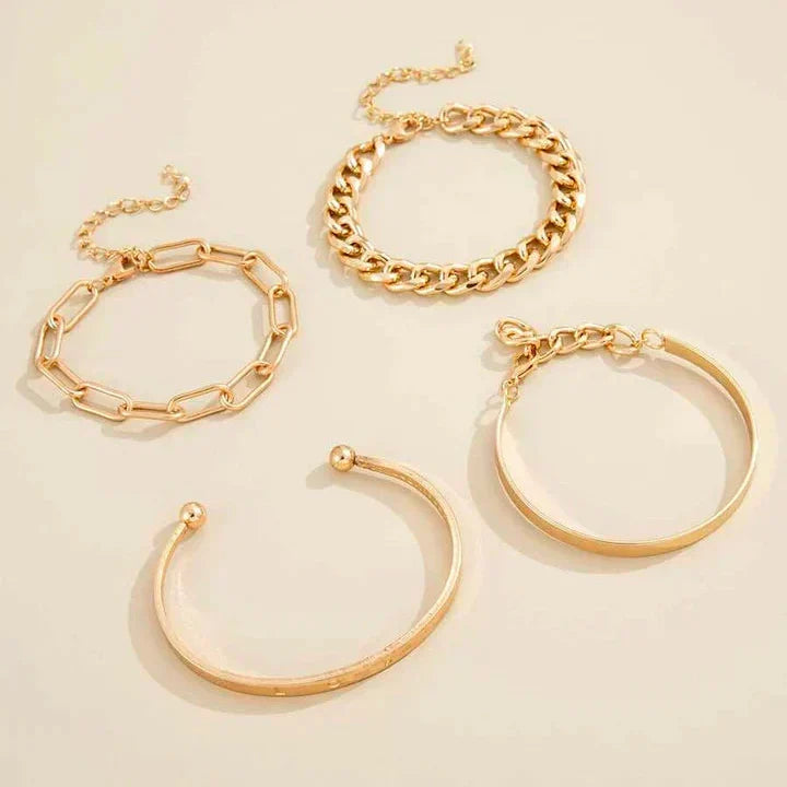 Elan Mercer White Gold Bracelet
