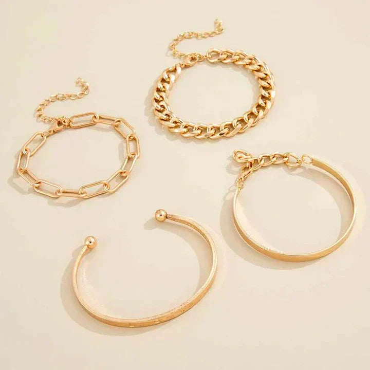 Elan Mercer White Gold Bracelet