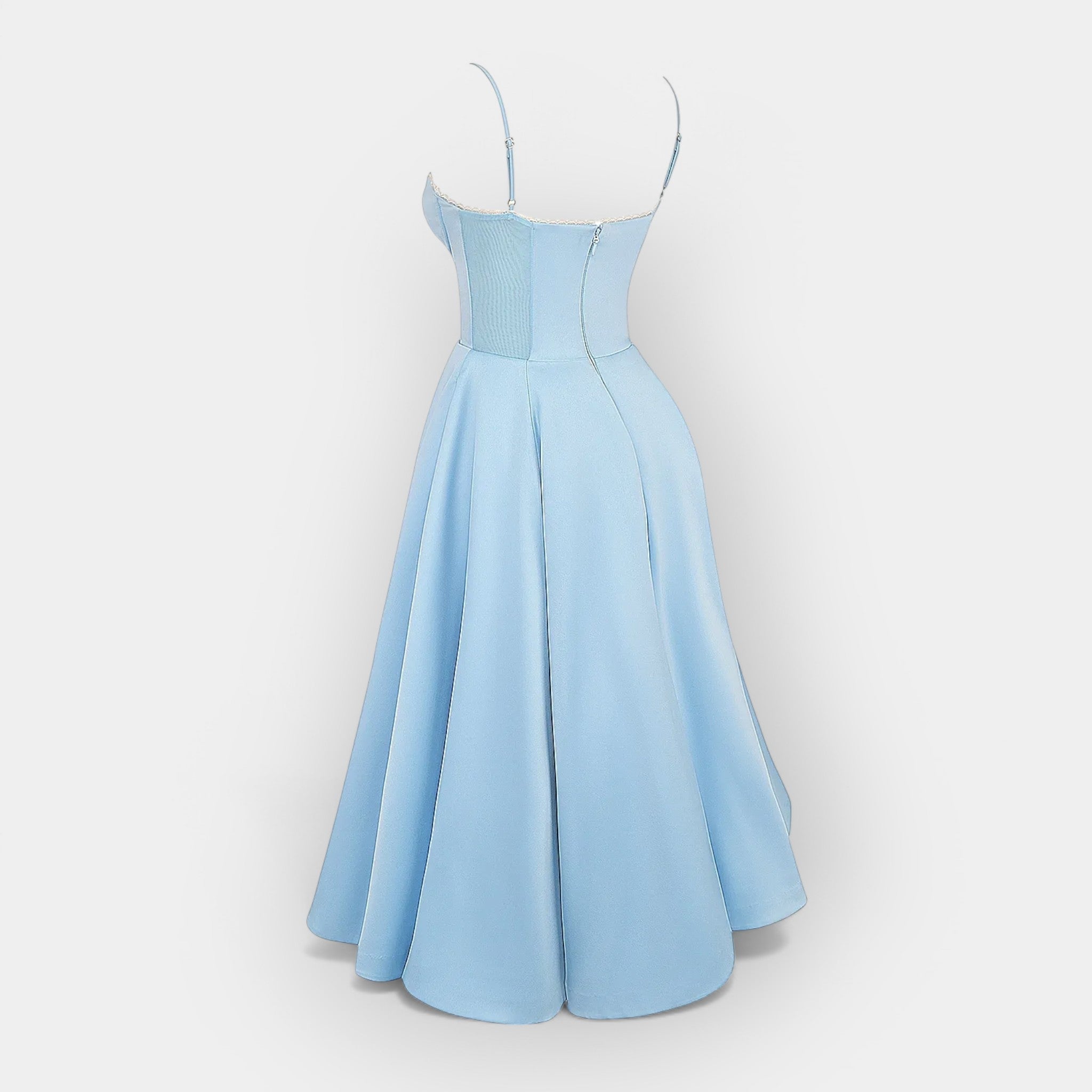 Olivia | Elegant Midi Dress with a Subtle Line