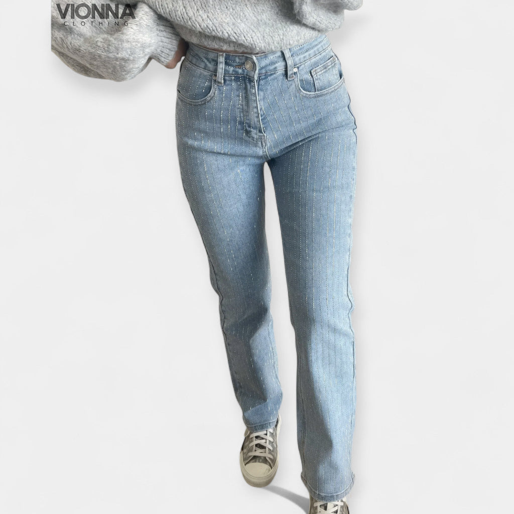 Aurora | Summer Trousers with Sparkle