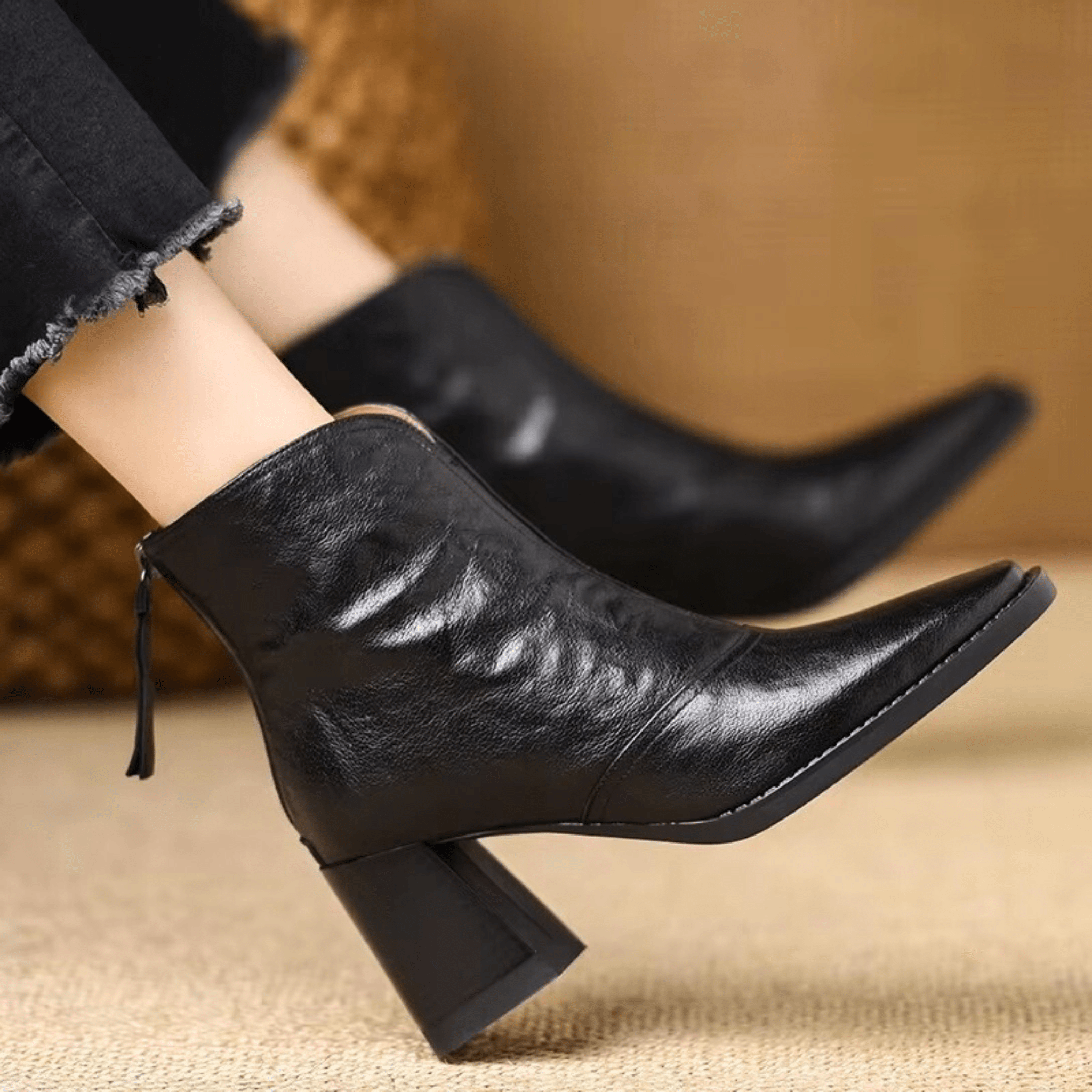 Ingrid | Luxurious Mid-Heeled Boots