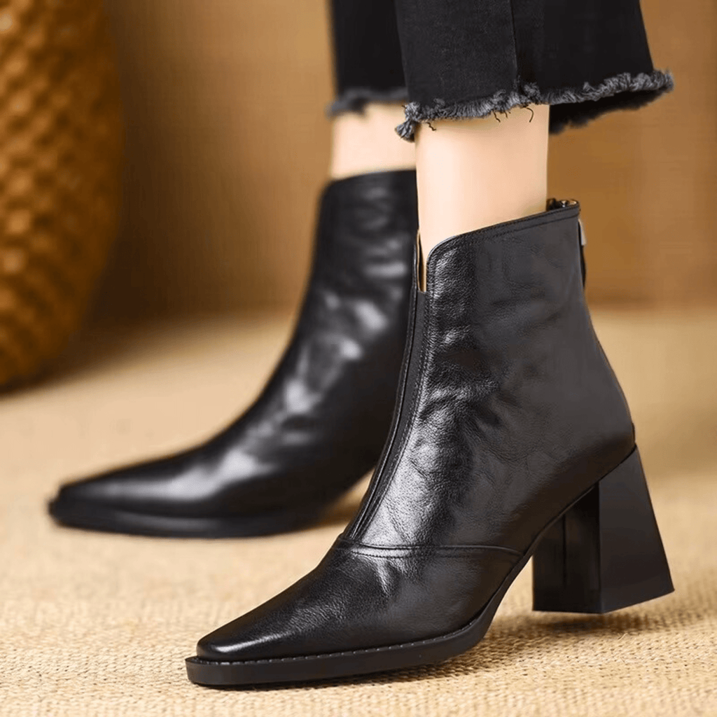 Ingrid | Luxurious Mid-Heeled Boots