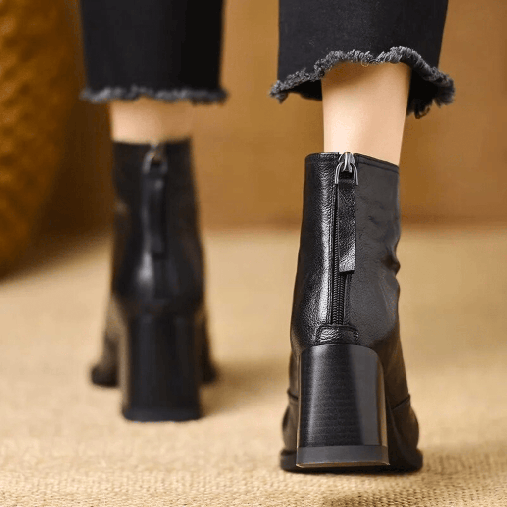 Ingrid | Luxurious Mid-Heeled Boots
