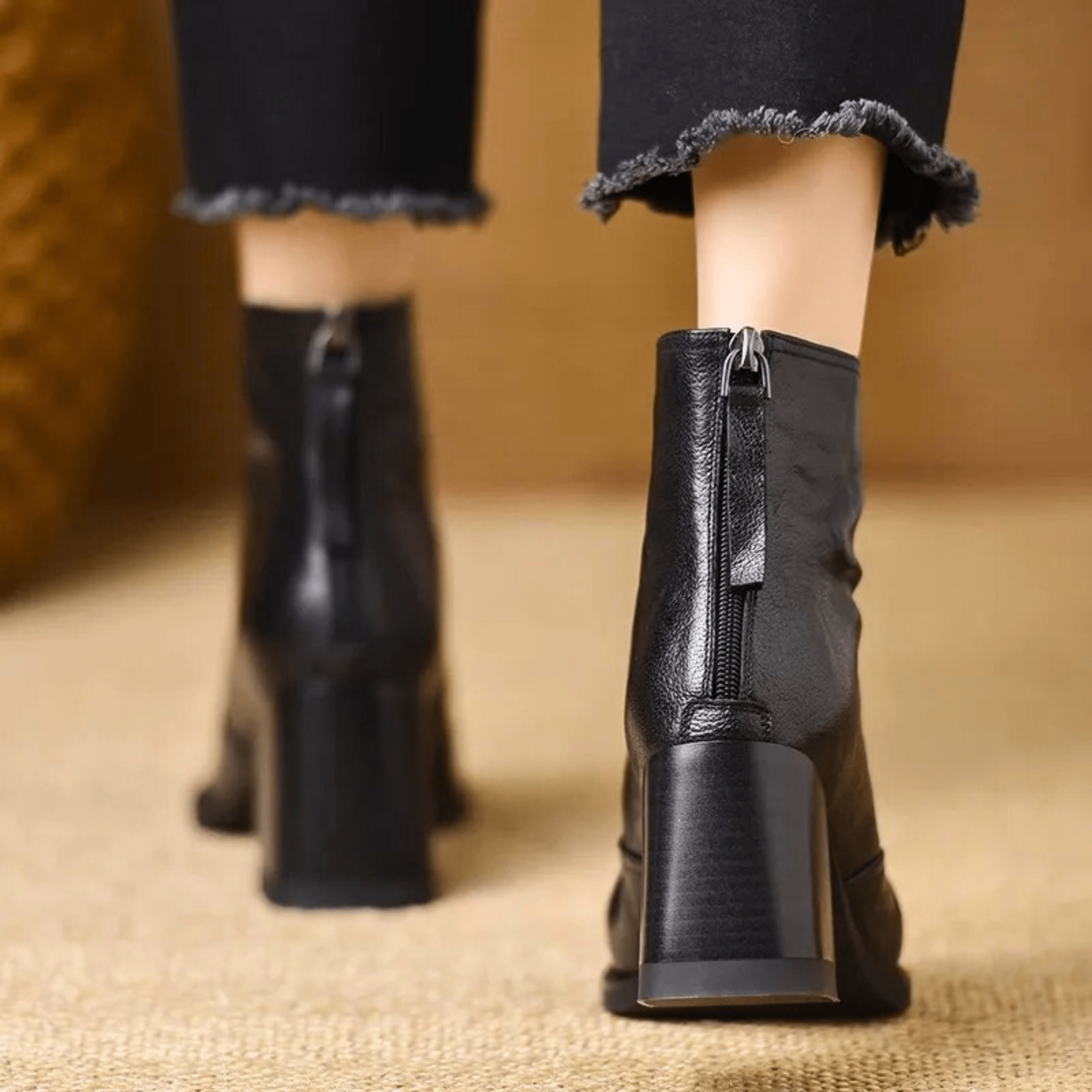 Ingrid | Luxurious Mid-Heeled Boots