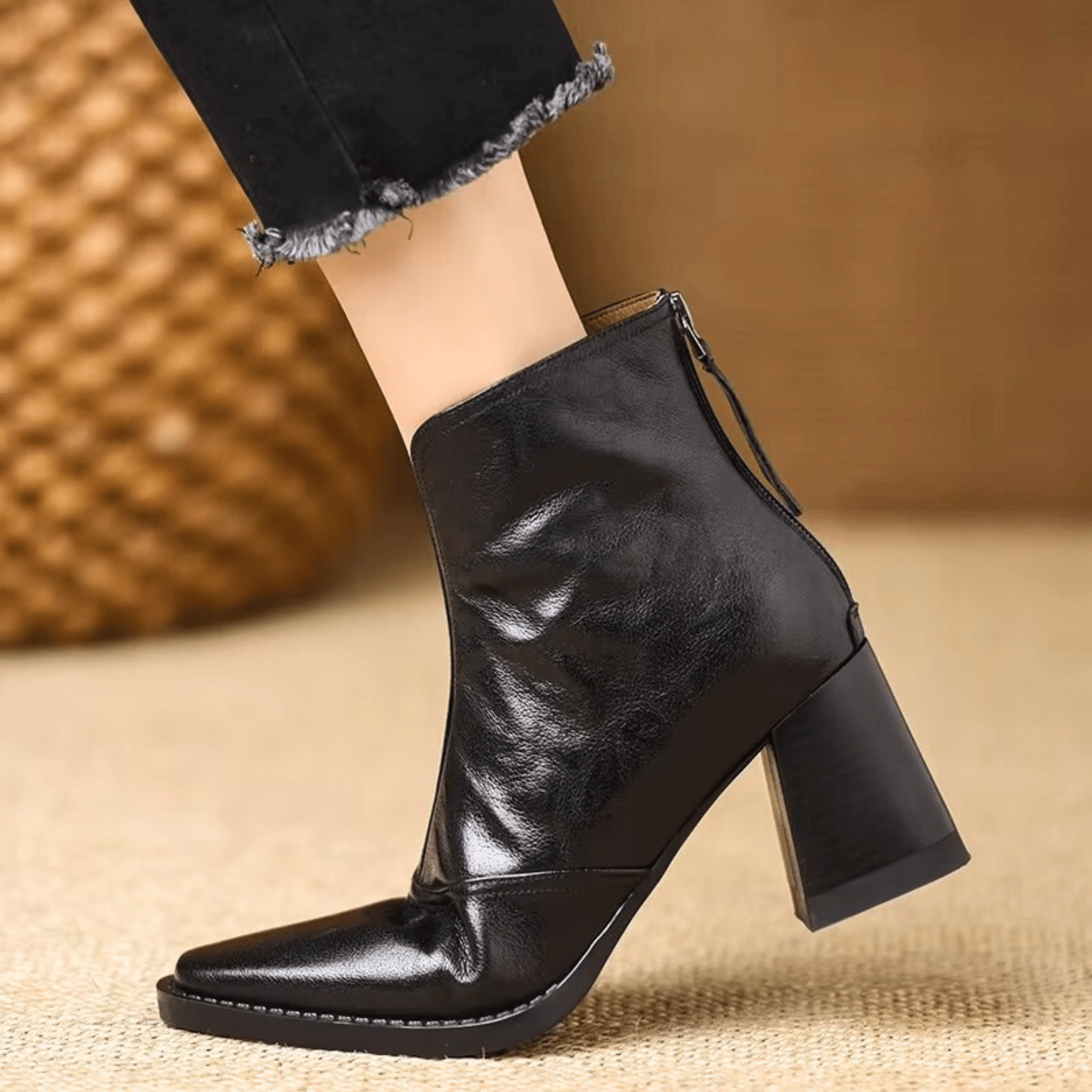 Ingrid | Luxurious Mid-Heeled Boots