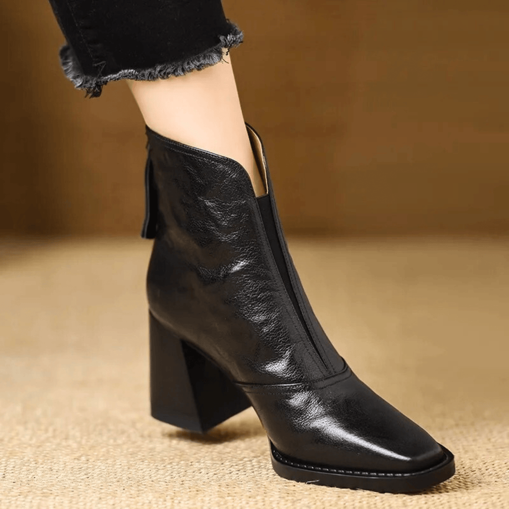 Ingrid | Luxurious Mid-Heeled Boots