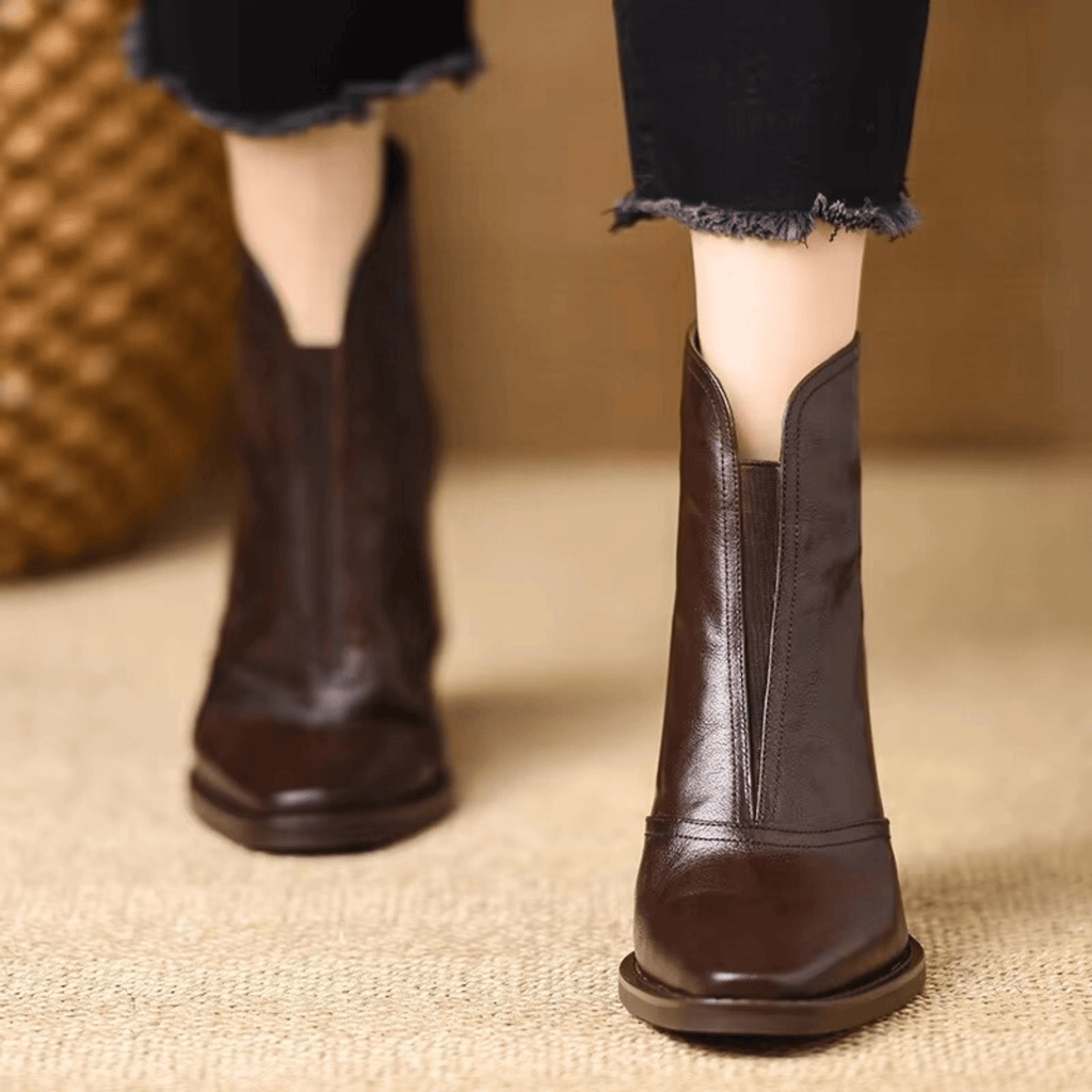 Ingrid | Luxurious Mid-Heeled Boots
