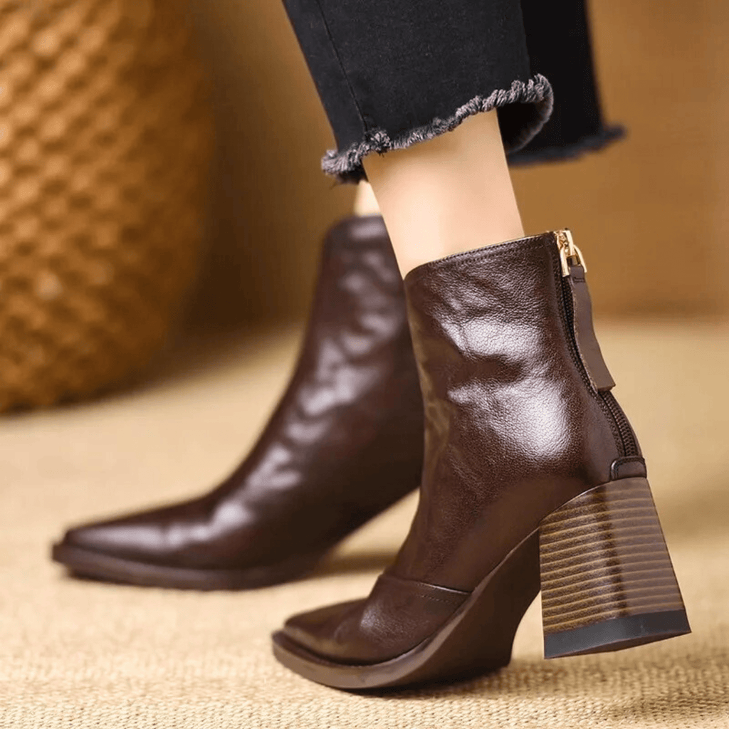 Ingrid | Luxurious Mid-Heeled Boots