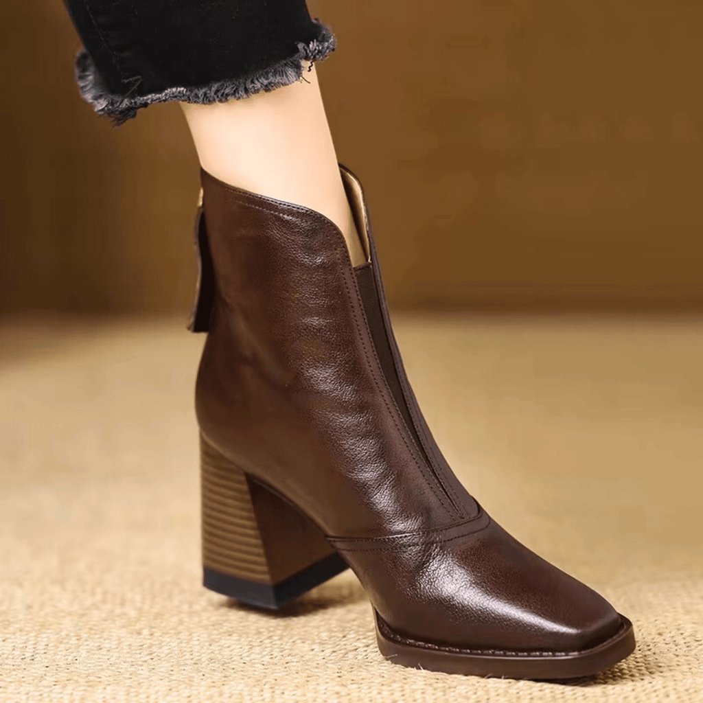 Ingrid | Luxurious Mid-Heeled Boots