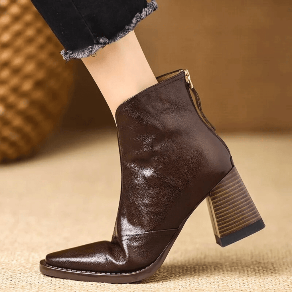 Ingrid | Luxurious Mid-Heeled Boots