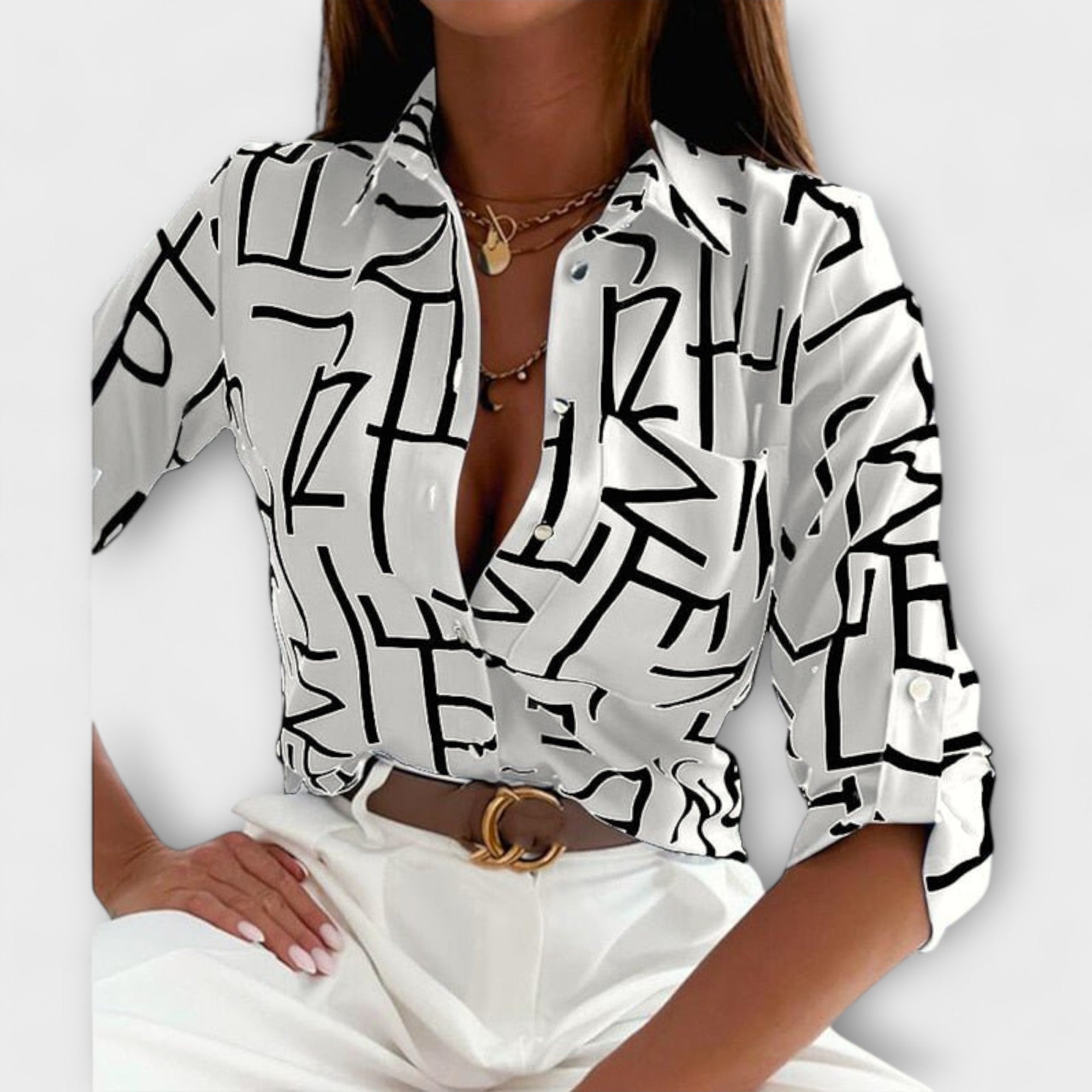 Maria | Classic Collar T-shirt