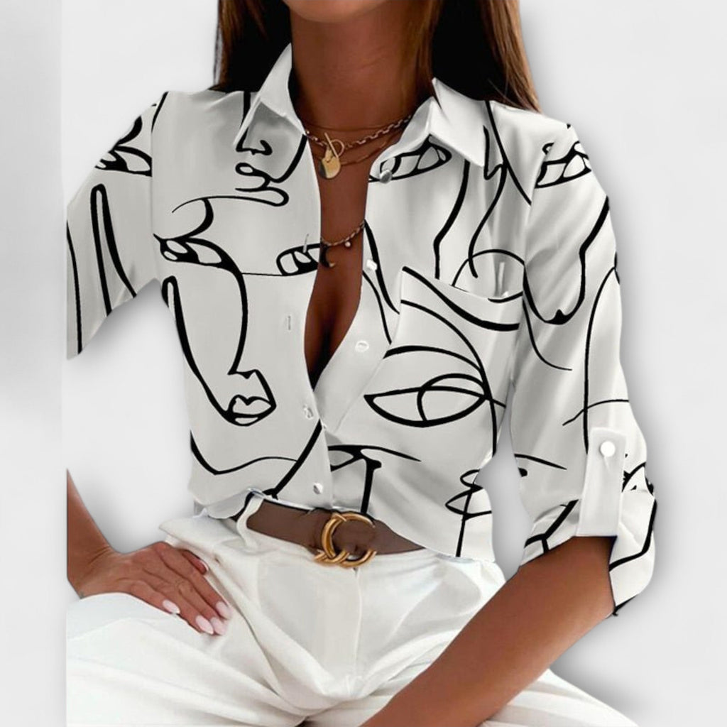 Maria | Classic Collar T-shirt